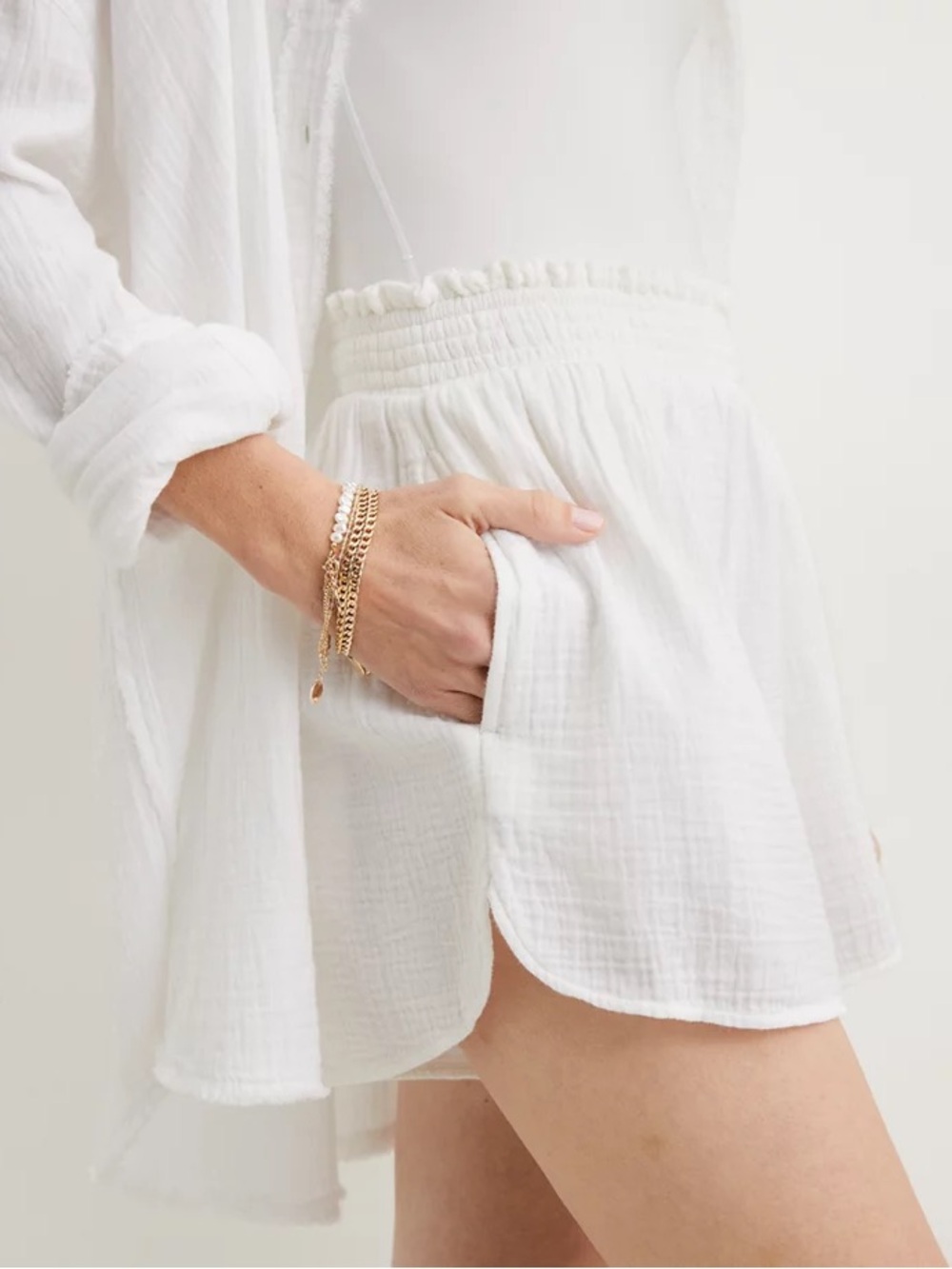 Aerie Gauzy High Waisted Short - Picture 8 of 8